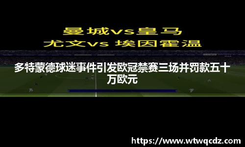 多特蒙德球迷事件引发欧冠禁赛三场并罚款五十万欧元